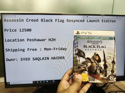 Assassin's Creed Black Flag Resynced Launch Ps5