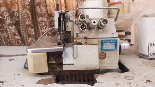 po and over lock machine