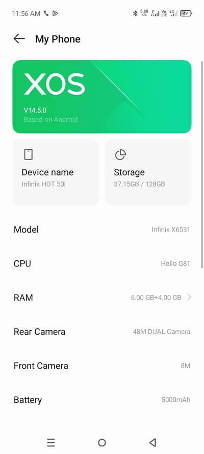 Infinix Hot 50i