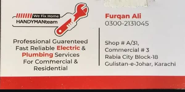 Professional Fast & Reliable Plumbing & Electrician