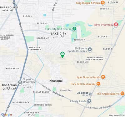 7 marla ideal plot in lake city for sale