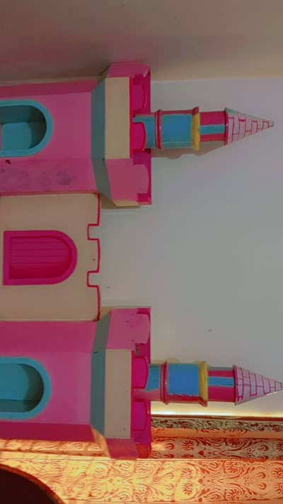 pink girls bed