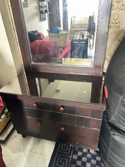 Used dressing table with table for sale