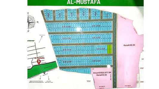 5 Marla Plot For Sale in Almustafa Residencia Adjacent to CDA Sector I-14 Islamabad | Registry Intiqal Available | Demand 65 Lakh