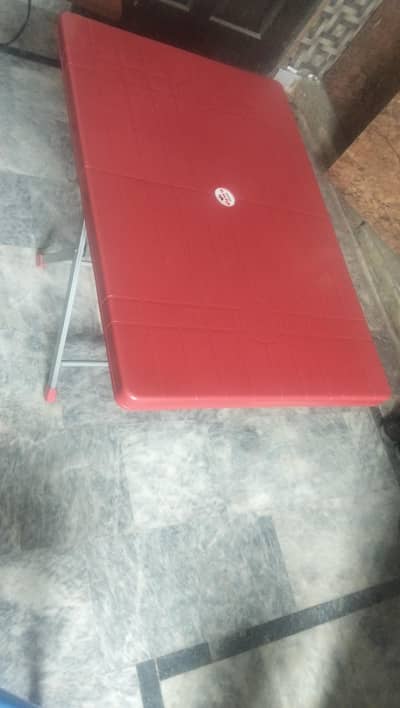 Red Study Table / Laptop Table – Good Condition