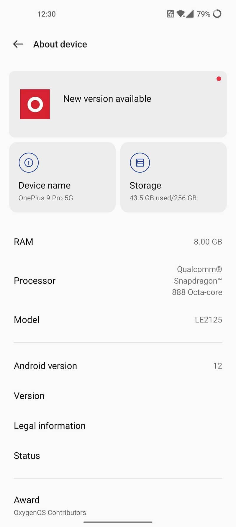 OnePlus 9pro 5g 5