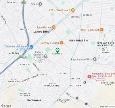 DHA Phase 6 - Block C Residential Plot Sized 40 Marla Is Available