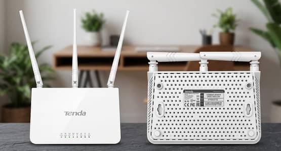 Tenda F3 Wireless N300 Router (3 Antennas) - Excellent Condition