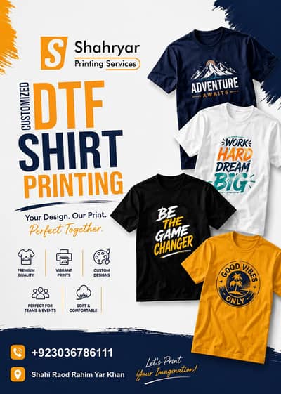 Custom T-Shirts | DTF Printing
