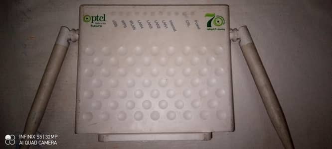 PTCL WiFi Router – Wireless Bridge – 2 Antennas – Original Adapter