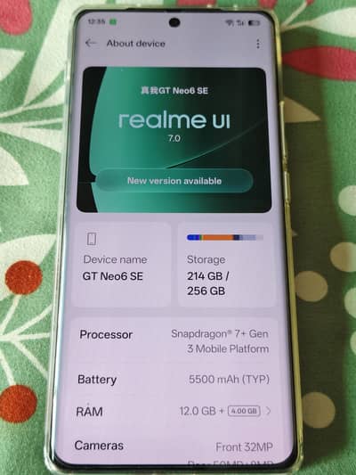 Realme GT 6 Neo SE