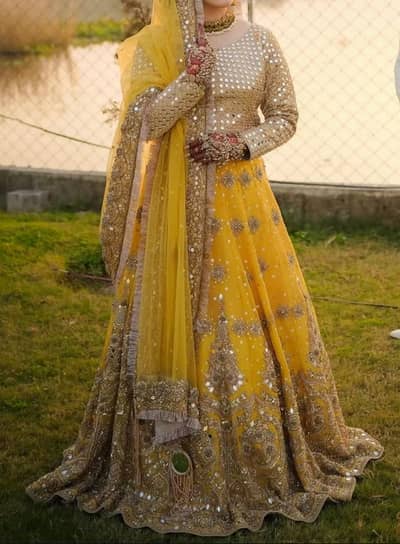 Mehndi bridal dress , bridal wear, bridal dress