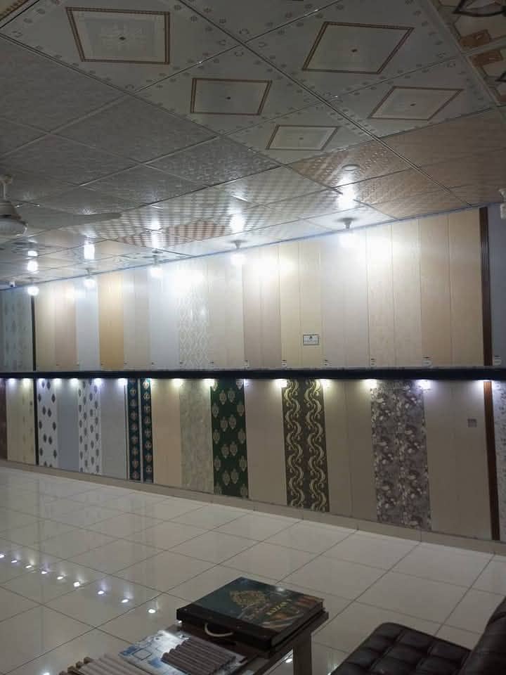 Wpc fluted panel-Wall panelling-Solid panel-laminated gloss flooring 8