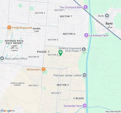 PAIR PLOT # CCA6-480+481 COMMERCIAL PLOT LOCATED IN THE BEST BLOCK OF DHA LAHORE.