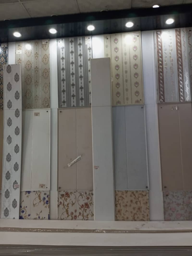 Wpc fluted panel-Wall panelling-Solid panel-laminated gloss flooring 13