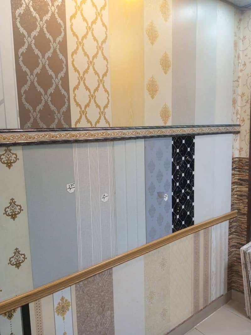 Wpc fluted panel-Wall panelling-Solid panel-laminated gloss flooring 17