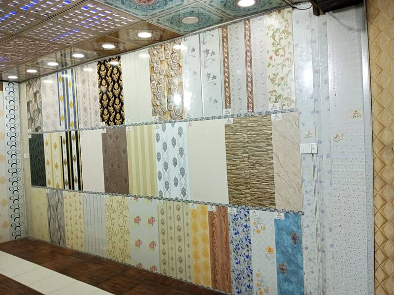 Wpc fluted panel-Wall panelling-Solid panel-laminated gloss flooring 18