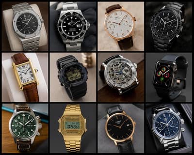 Arabic watch & different watches