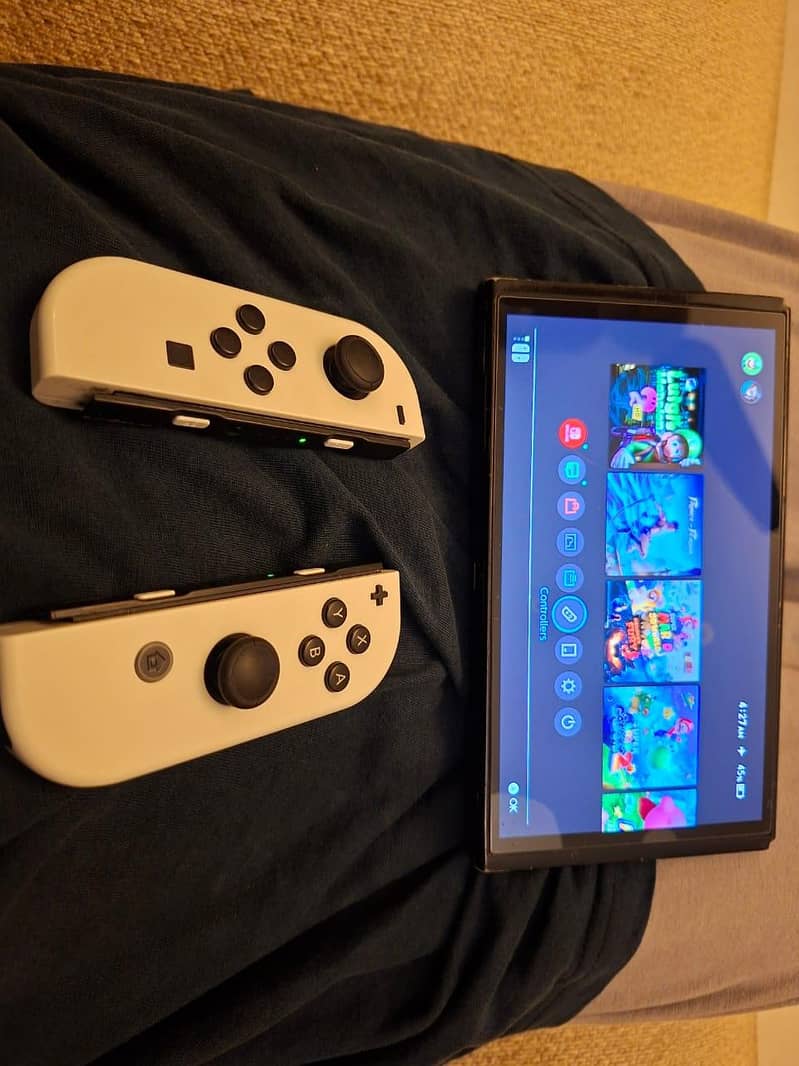 Nintendo Switch OLED jailbroken with accessories 3