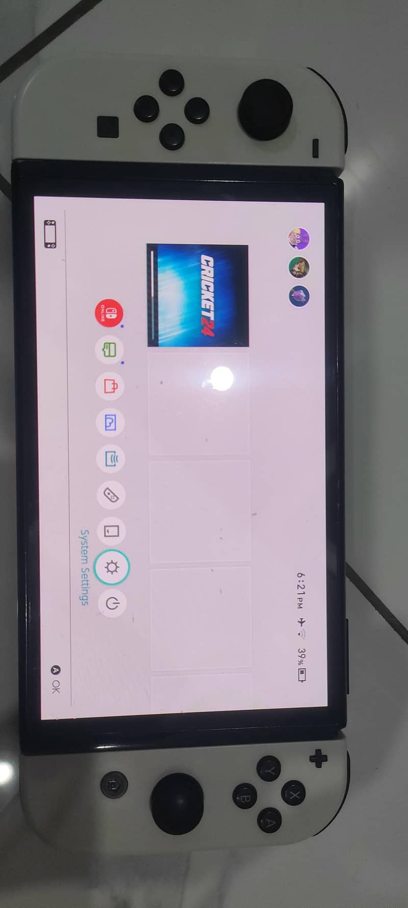 Nintendo Switch OLED jailbroken with accessories 4