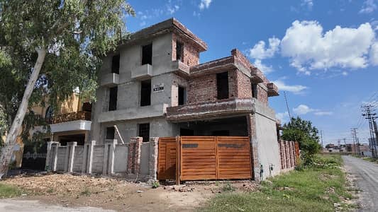 Chinar bagh 10marla corner grey structure house