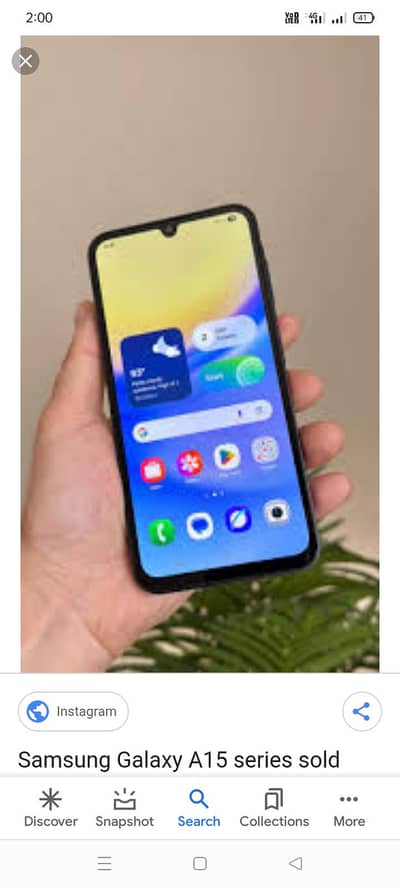 Samsung Mobile A15  non pta only mobile