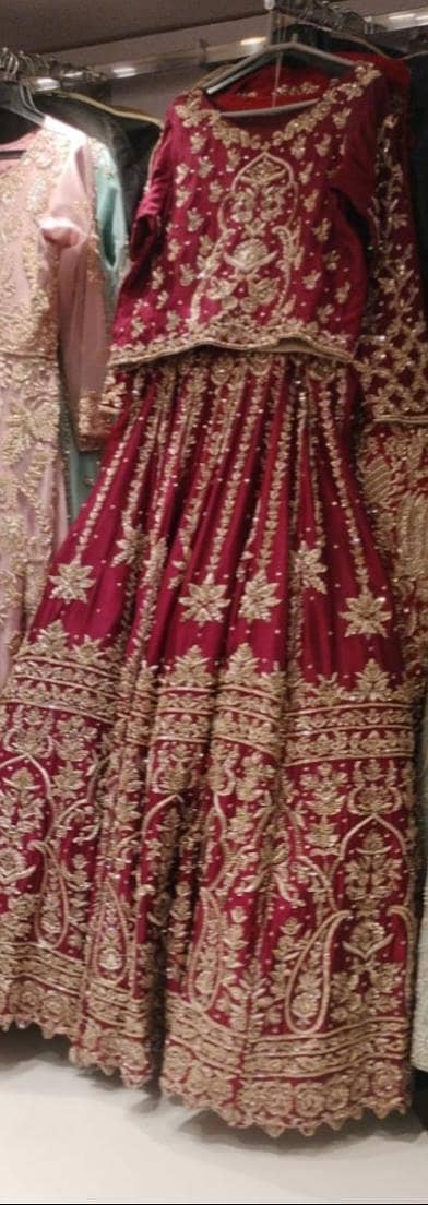 3 piece lehnga with potli hand embellished work
