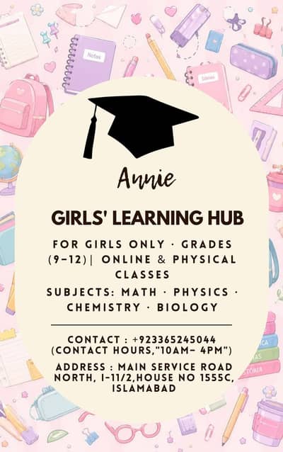 Girls Only Tuition Grades 9-12 | Online & Physical Classes