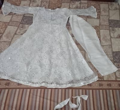 Lush White MAXI LARGE SIZE BRAND NEW WITH TROUSER AND BELT