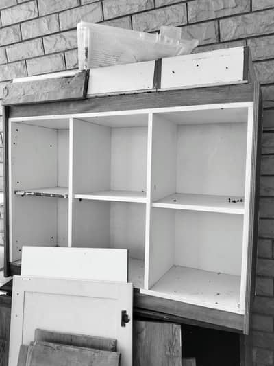 Open PVC Kitchen Cabinet Box for Sale