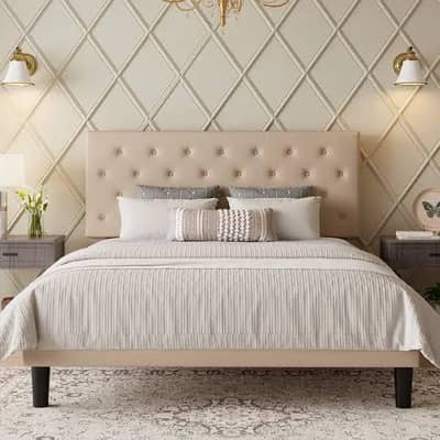 King size Double Bed with Side Tables/03019225195