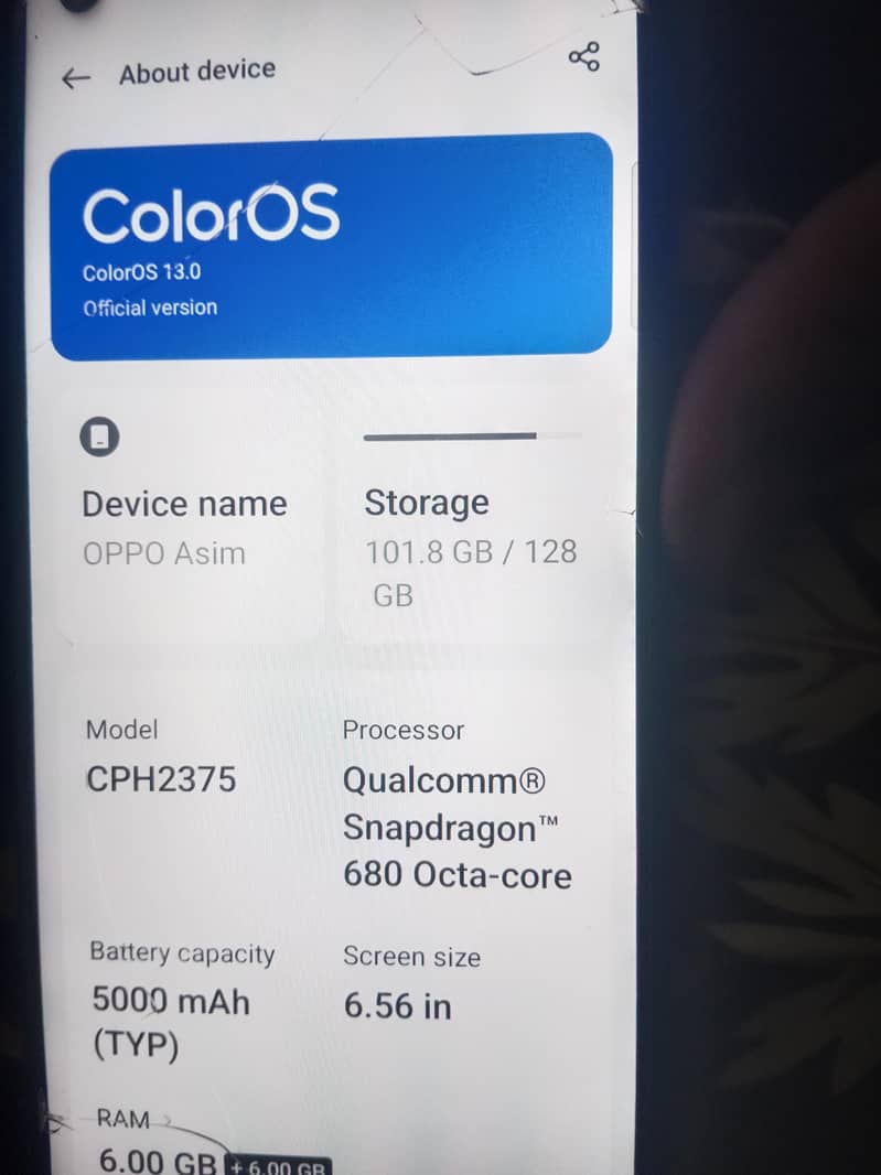OPPO A76 0
