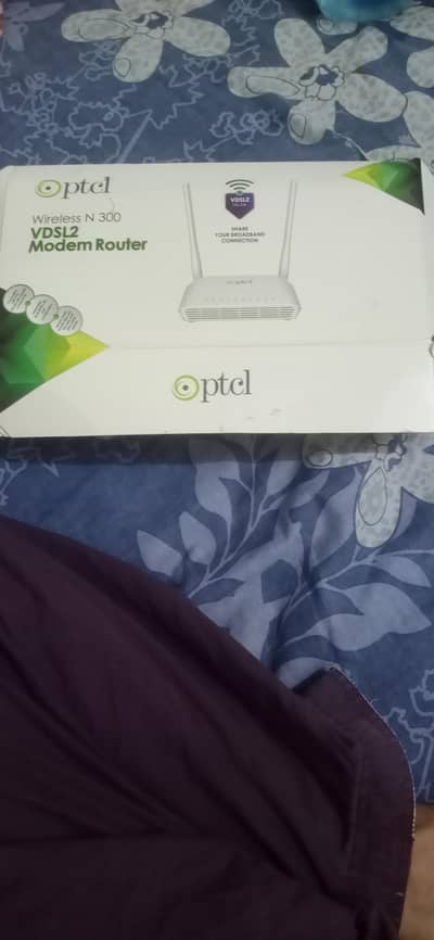 PTCL wireless N 300 VDSL2 MODEM ROUTER