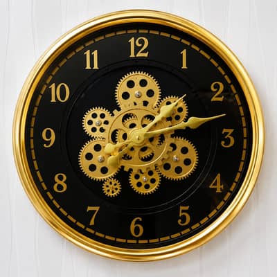 Moving Gear Premium Wall Clock Available