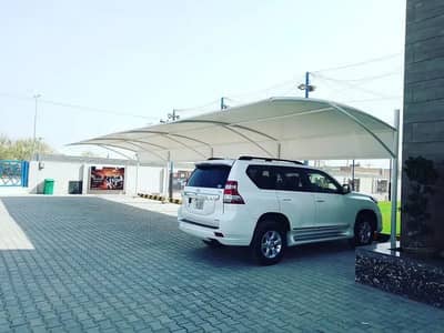 New parking structure l Pole parking l Wall mount canopy l Pvc fabric