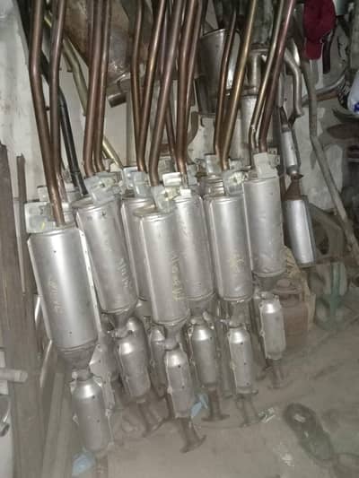 Original Japanese Catalytic Converter & Complete Silencer Assembly