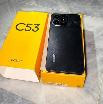 Realme C53  Ram 6/128  complete box  all ok need cash
