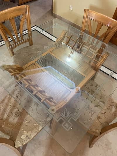 imported dining table with chair