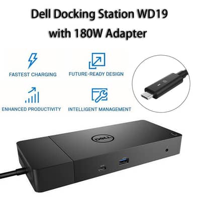 Dell WD19 Docking Station | Imported | With 180W Charger