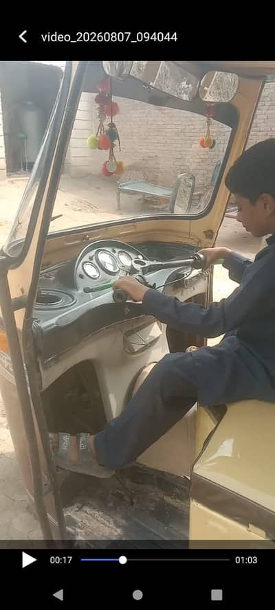 6 SEATER AUTO RIKSHAW A ONE CONDITION