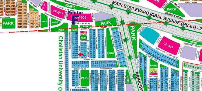 10 Marla Second Corner Plot for Sale DHA Bahawalpur