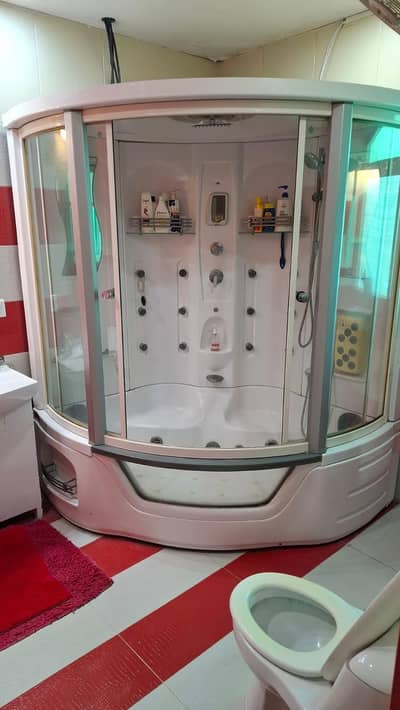 Luxury Corner Jacuzzi & Shower Cabin for Sale