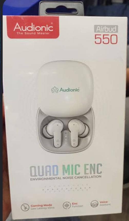 Audionic 550 Quad mic earbuds 1