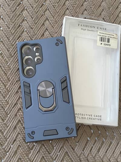 Samsung Galaxy S24 Ultra Armor Case with Ring Holder & Kickstand