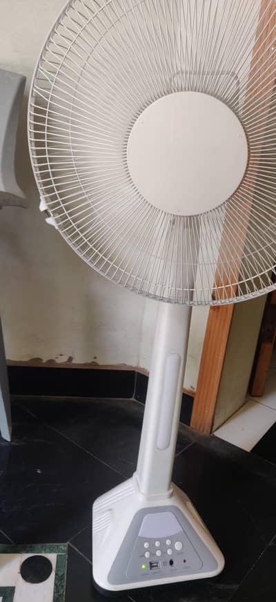 Dual rechargable |solar+Electric recharg Fan|  13×9 Inch | Solar Panel