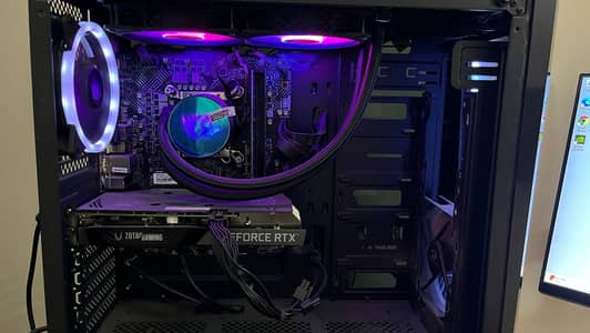 high performance desktop PC setup