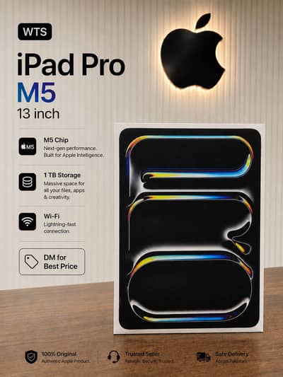 iPad Pro M5 Chip 512GB and 1TB variants available Cheap Rates