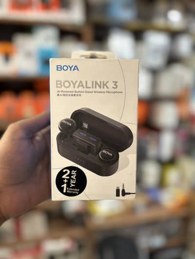 BOYA BOYALINK 3 Wireless Microphone | AI Noise Cancellation | 2-Mic