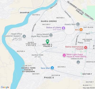 Corner / PUP / Sector C / Bahria Phase 8 / Rawalpindi