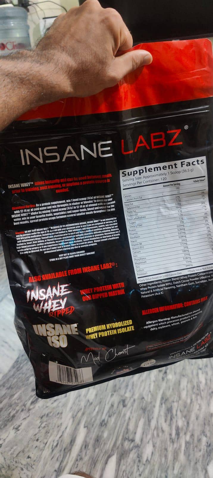 Insane Whey 10lb 1